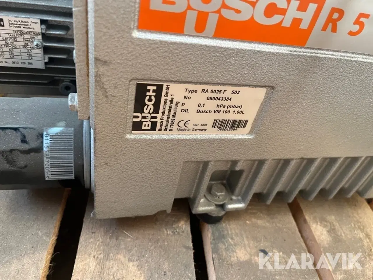 Billede 10 - Pumpe Busch RA 0025 F