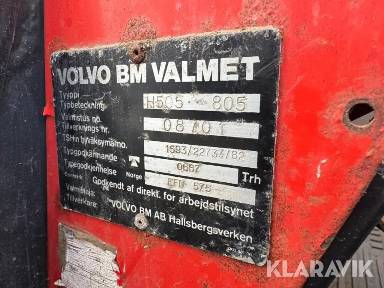 Billede 9 - Traktor Volvo Valmet 805