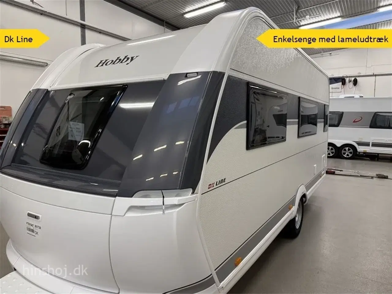 Billede 1 - 2026 - Hobby De Luxe 460 SL   Flot enkeltsengsvogn fra Hinshøj Caravan A/S