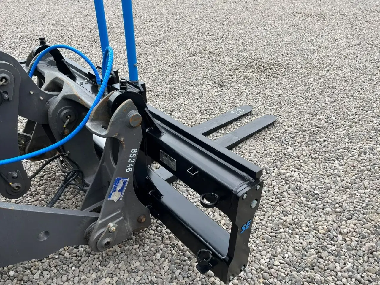 Billede 5 - Volvo Pallegafler SE  10 ton med Volvo-skifte Hydraulisk gaffelflyt og 2,2m slæde