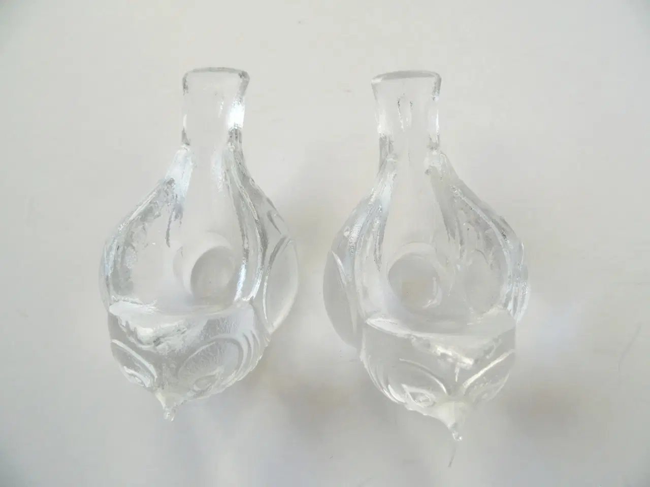 Billede 3 - Bjørn Wiinblad spurvestager i glas - 200,00 kr/par