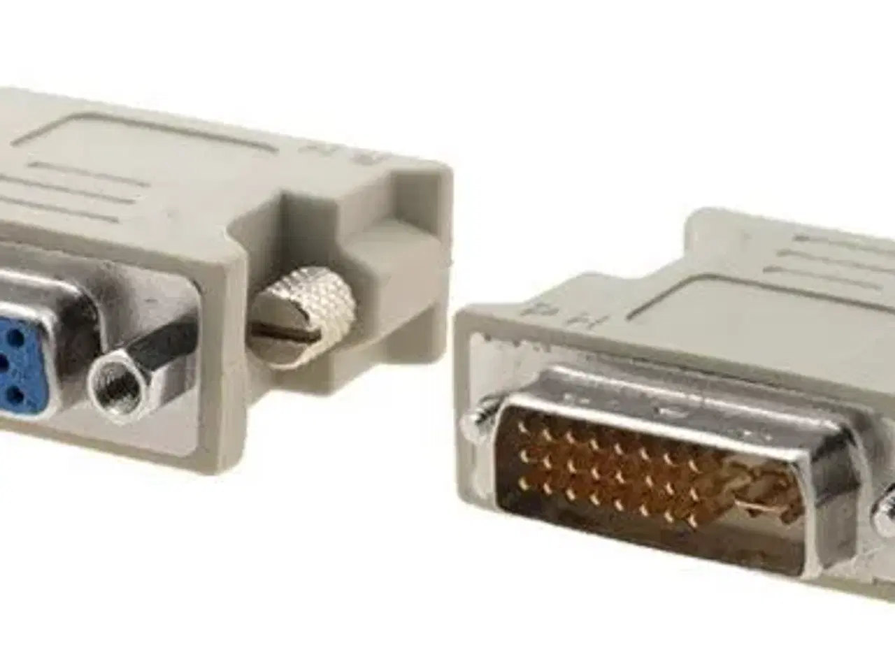 Billede 1 - DVI (digital) til alm VGA stik