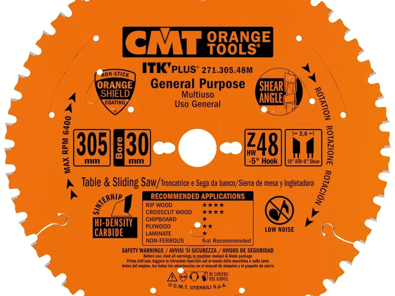 Billede 1 - Klinge 305x2,6x30 Z48 W Neg