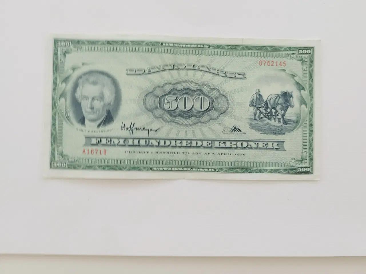 Billede 1 - Plovmand 500 kr. 1967