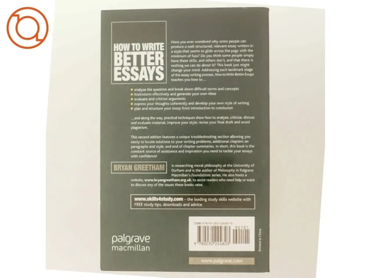 Billede 3 - How to write better essays af Bryan Greetham (Bog)