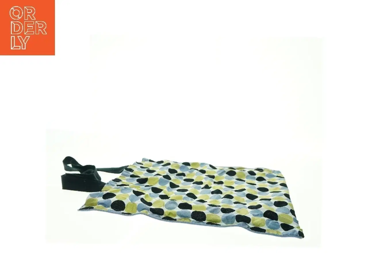 Billede 3 - Genanvendelig indkøbstaske med dyre- og prikmønster (str. 45. x 45 cm)