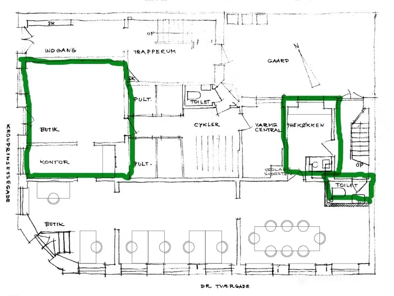 Billede 5 - Charmerende lille lejemål lige ud til Kongens Have