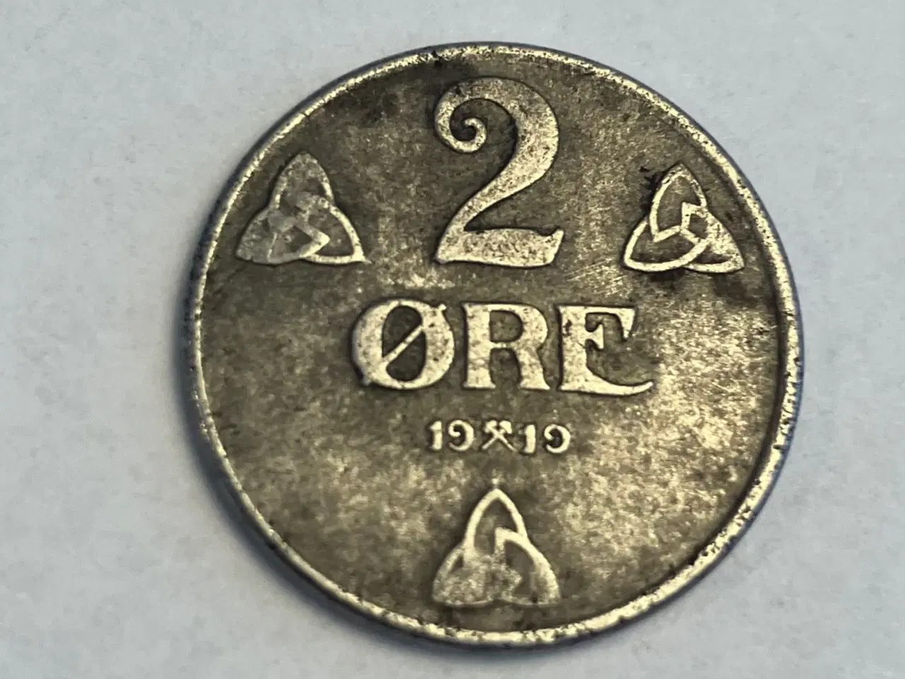 Billede 1 - 2 Øre 1919 Norge