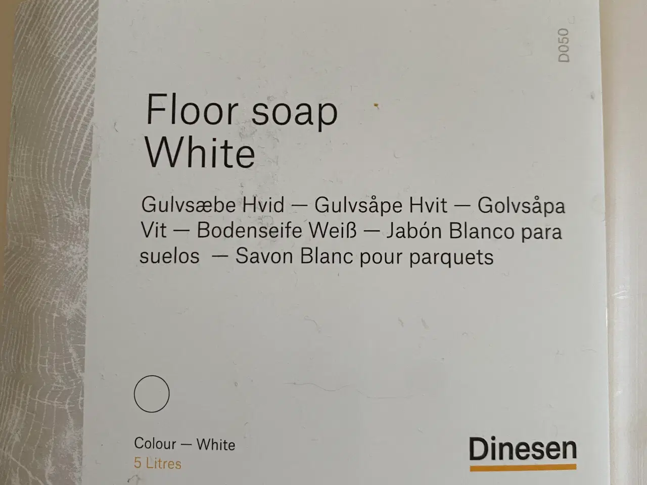 Billede 2 - Dinesen Gulvsæbe Hvid, 5L