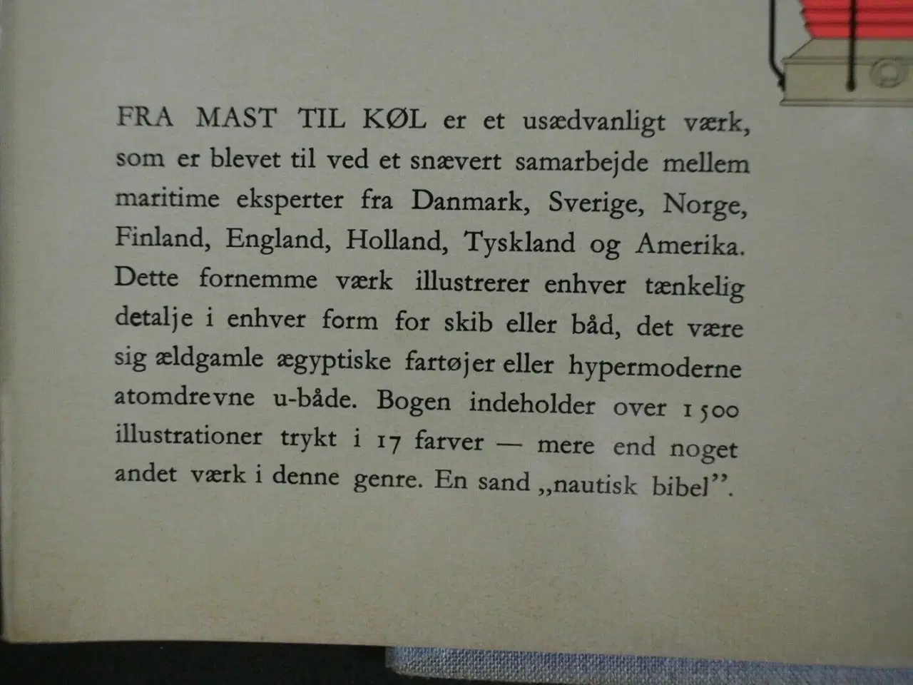 Billede 2 - fra mast til køl. maritim håndbog. med smudsomslag