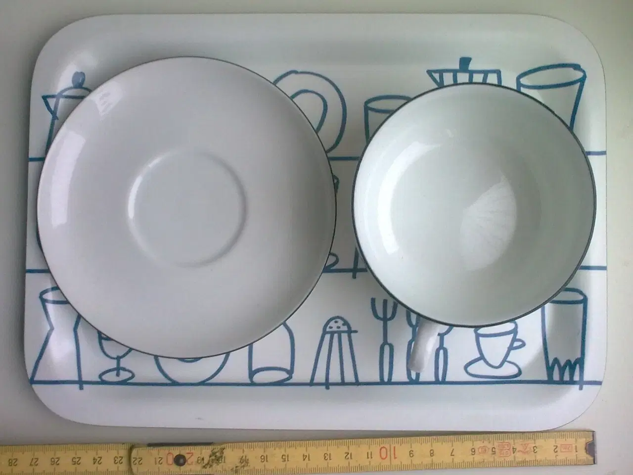 Billede 12 - Hvid dansk design tekop Royal Copenhagen