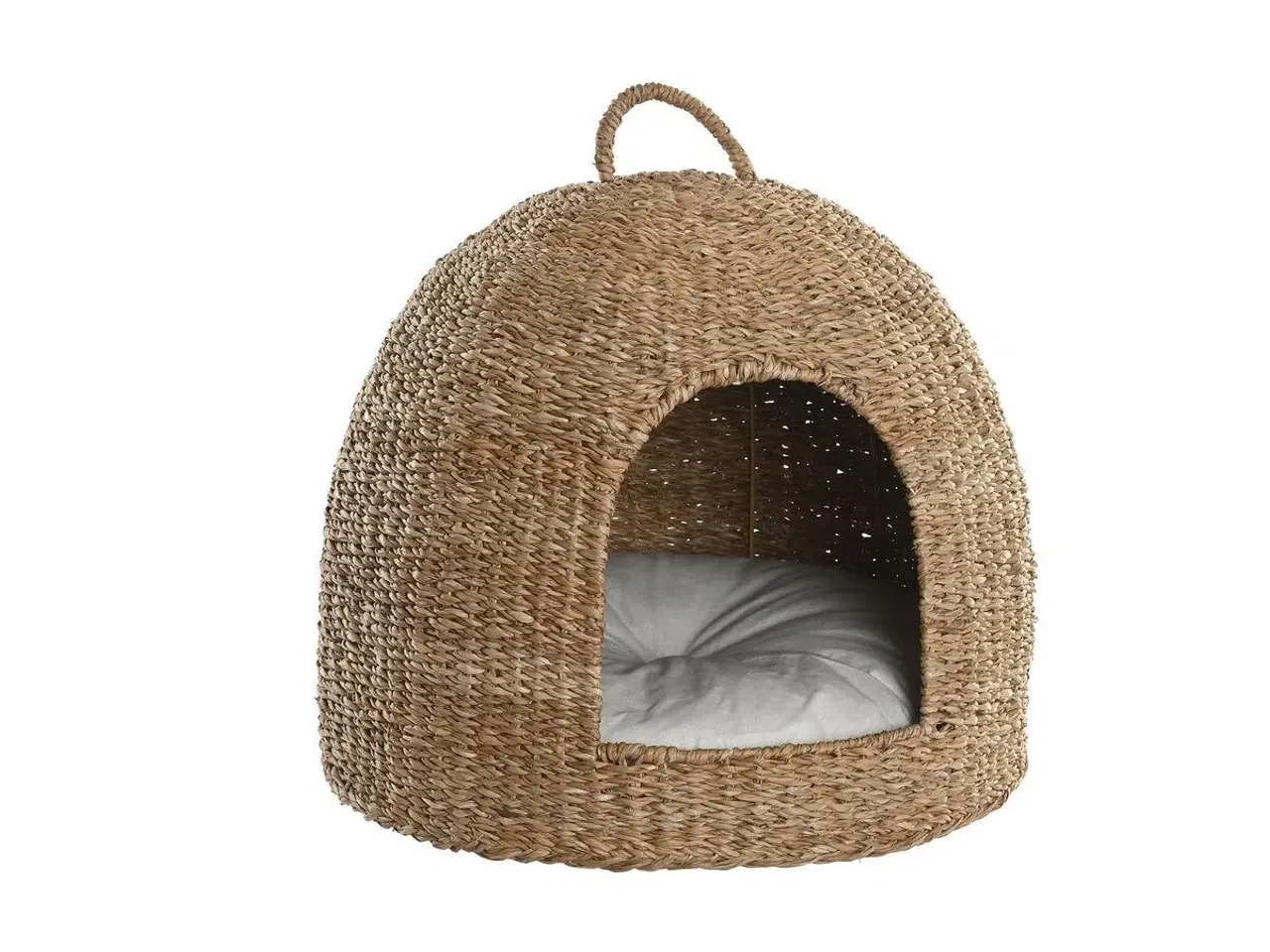 Billede 1 - Hundeseng - Natur, naturlig fiber, 49 × 49 × 48 cm