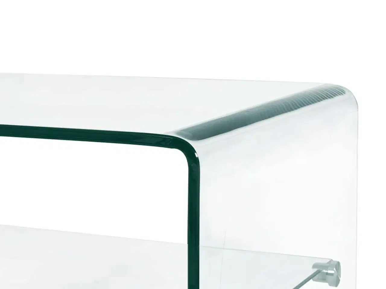 Billede 4 - Sofabord 50 x 45 x 33 cm hærdet glas transparent