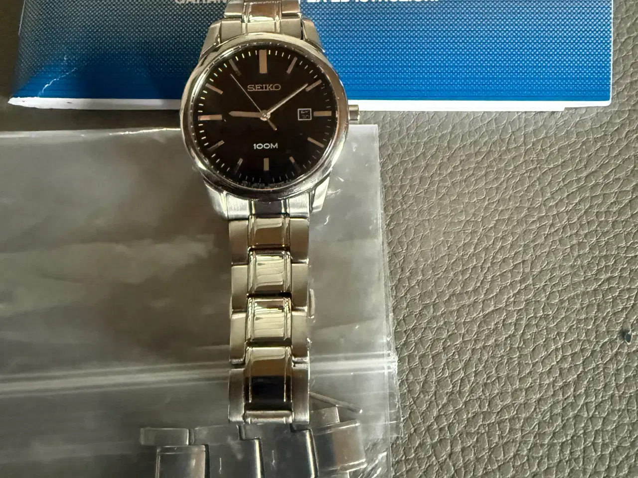 Billede 3 - Seiko SXDC27P1 Dameur Rustfrit Stål Sort Skive
