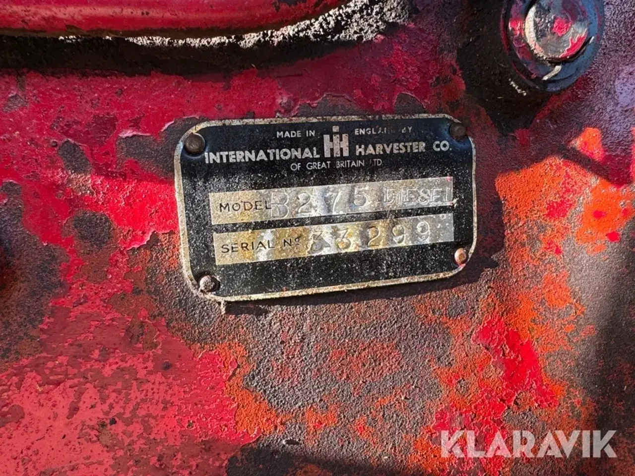 Billede 5 - Veterantraktor International B 275