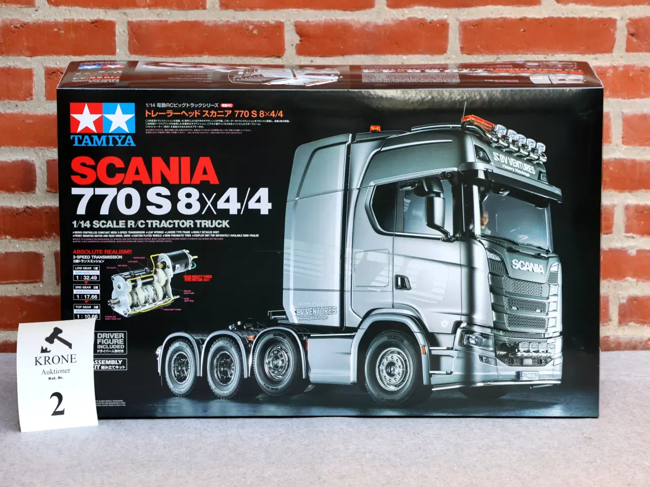 Billede 1 - Tamiya R/C Scania 770S 8x4/4 skala 1/14 samlesæt