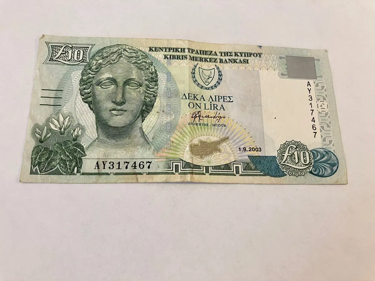 Billede 1 - 10 Pounds Cyprus 2003