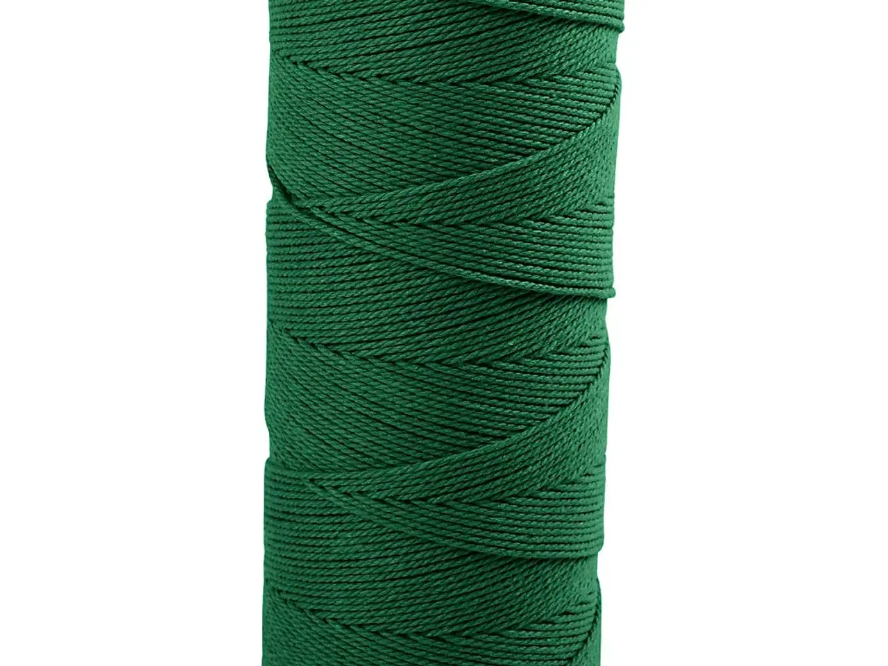 Billede 1 - Knyttegarn, L: 315 M, tykkelse 1 mm, Tynd kvalitet 12/12, grøn, 220g/ 1 ngl.