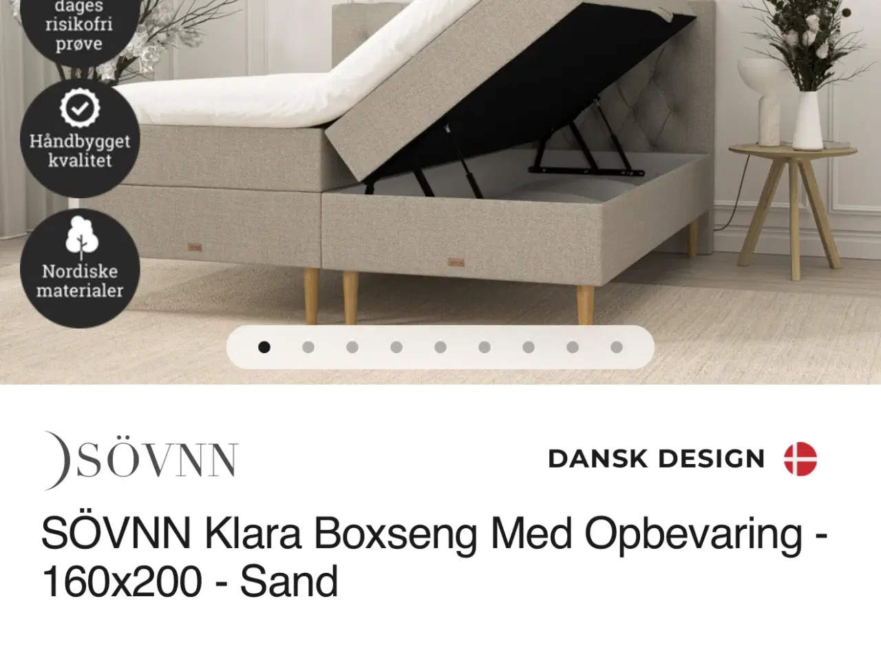 Billede 1 - Fortrudt købet og kan ikke refunderes, sengene på 