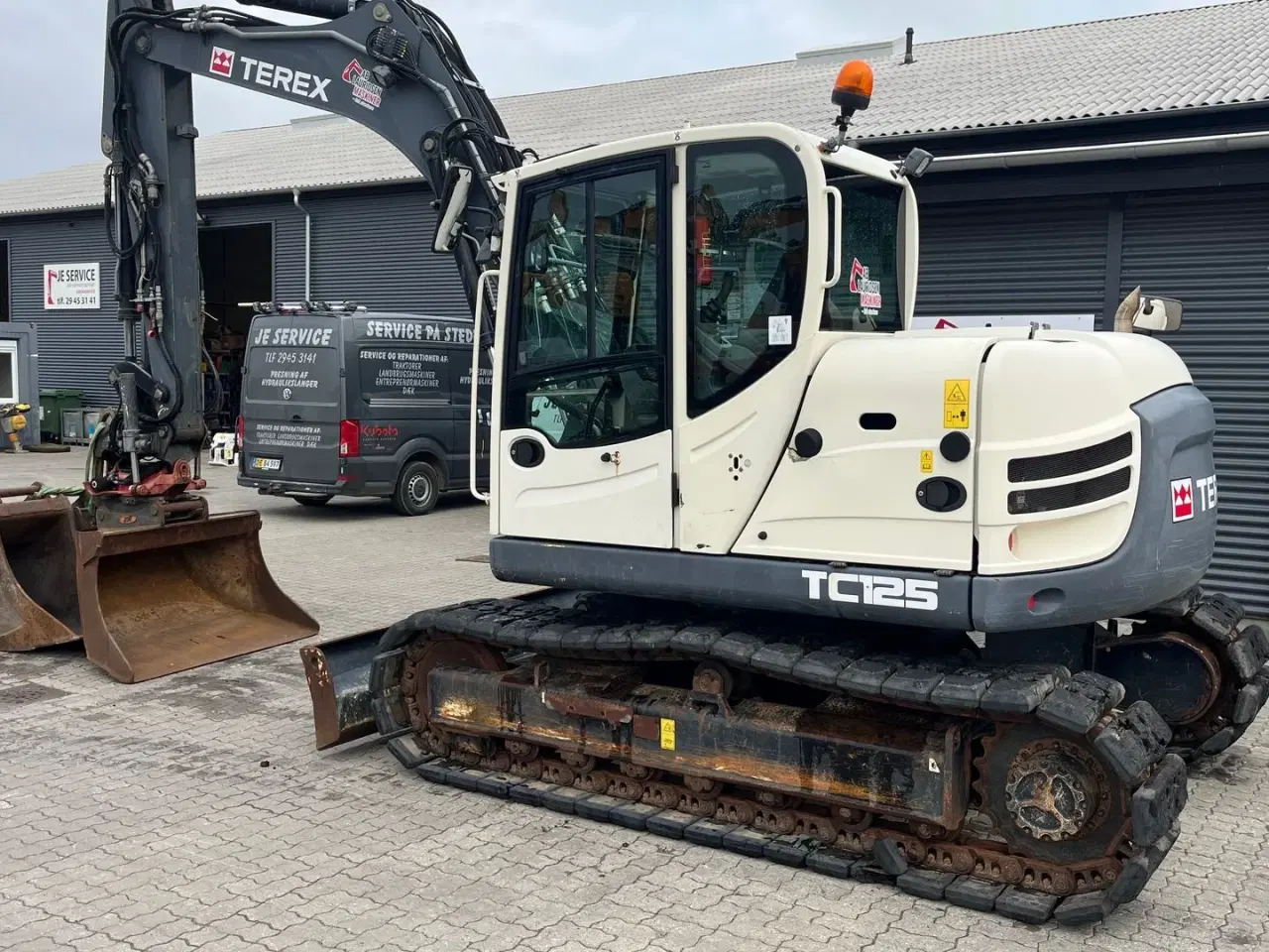 Billede 2 - Terex TC125 Rotortilt kun kørt 2900timer