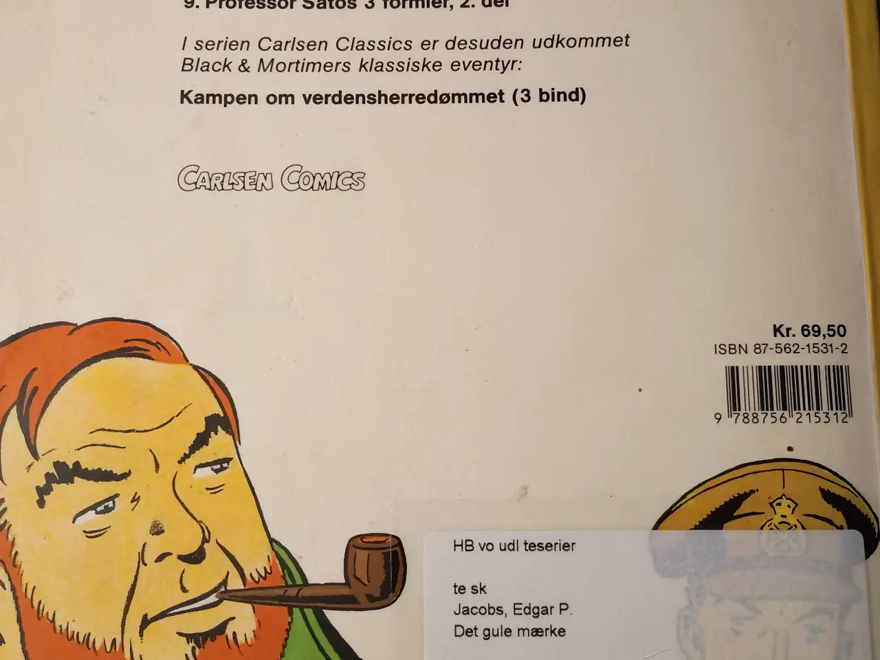 Billede 2 - Blake og Mortimer. Det Gule Mærke.