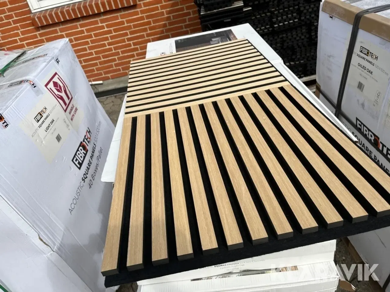 Billede 2 - Akustik paneler Fibrotech Light oak 80 stk
