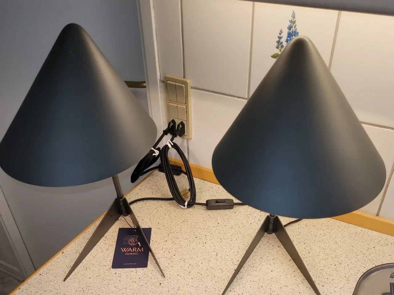 Billede 2 - Bordlamper fra Warm Nordic 2 stk. i mat sort