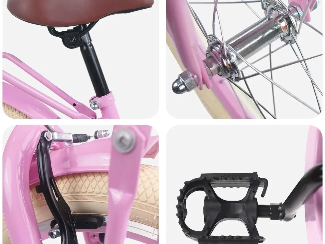 Billede 4 - Børnecykel 18 tommer til 5-7 år gammel Lys pink