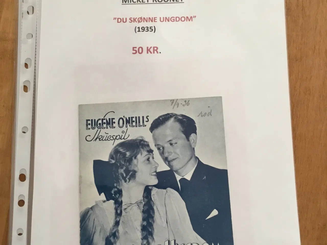 Billede 2 - FILMPR. Mickey Rooney 2.   Se pris