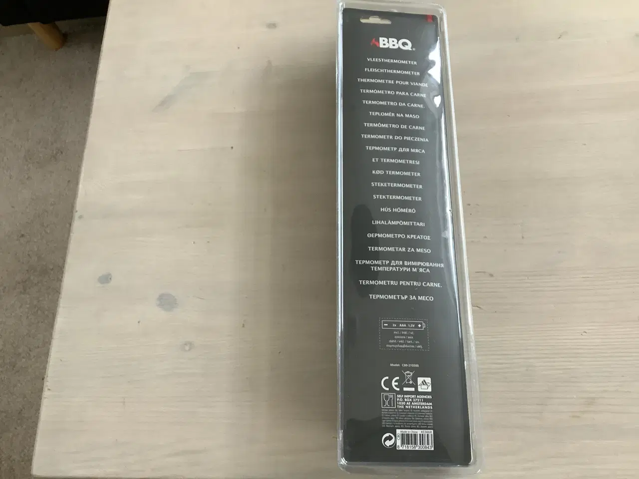 Billede 2 - BBQ digital stegetermometer med grilltang