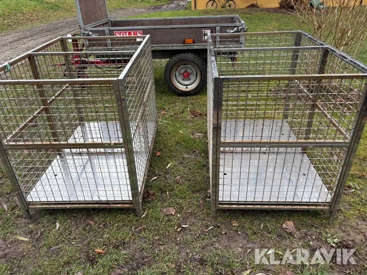 Billede 5 - Trådbur/pallekasse i stål 2 styk