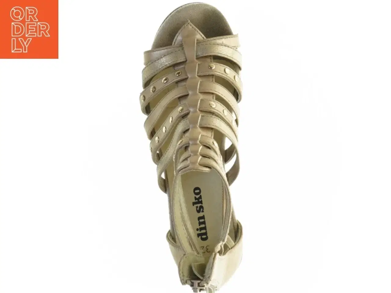 Billede 7 - Guld gladiatorsandaler fra Din Sko (str. 32)