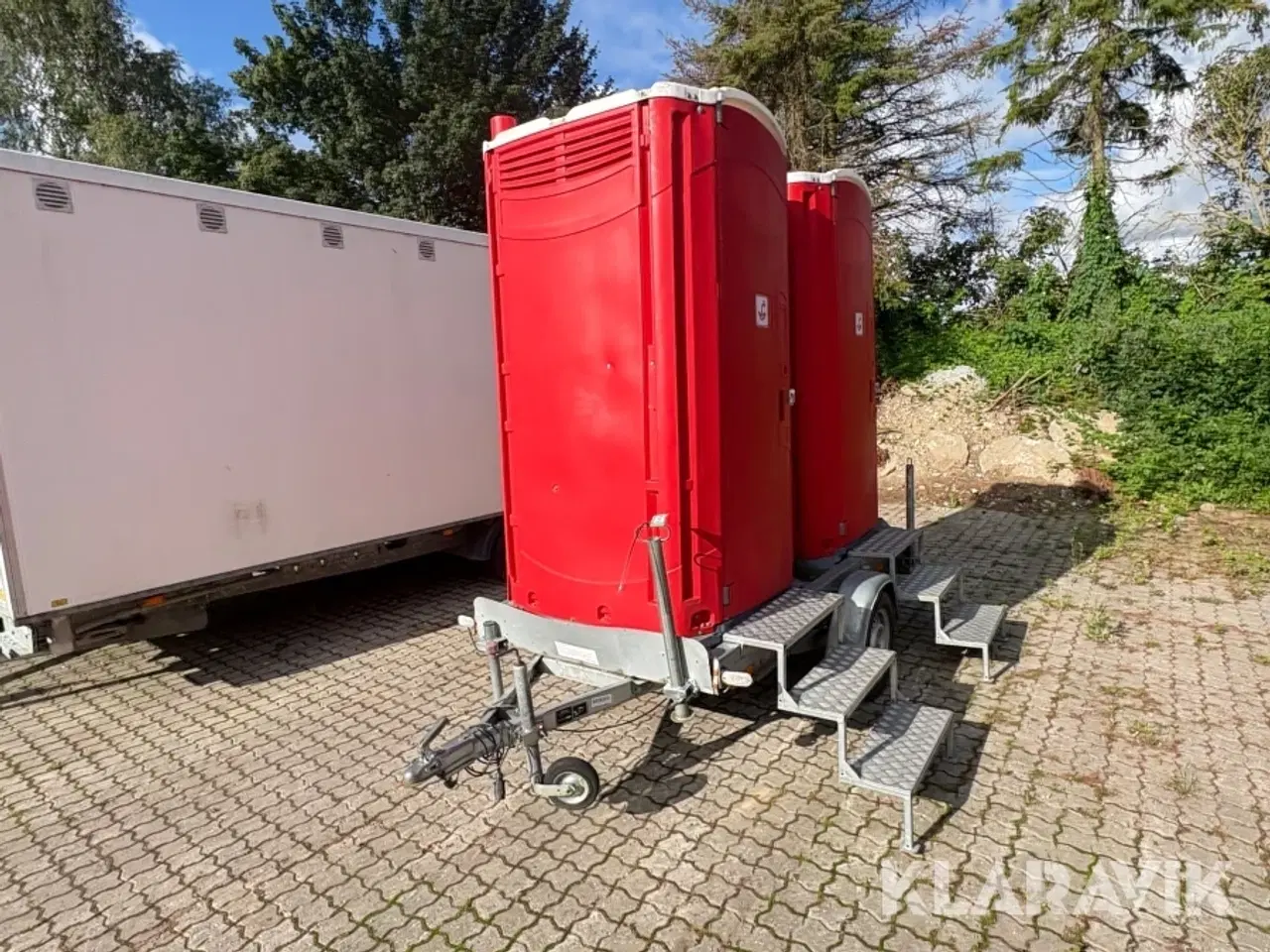 Billede 1 - Dobbelt toilet trailer Stema F 7515