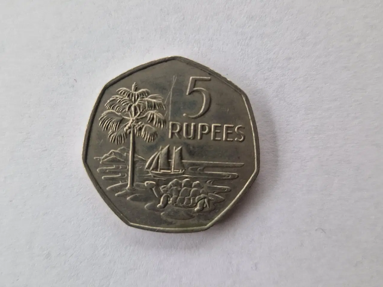Billede 2 - 5 Rupees Seychelles 1972