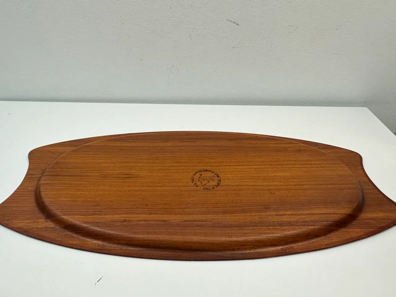 Billede 6 - Vintage serveringsbakke / bakke i teak (SILVA)