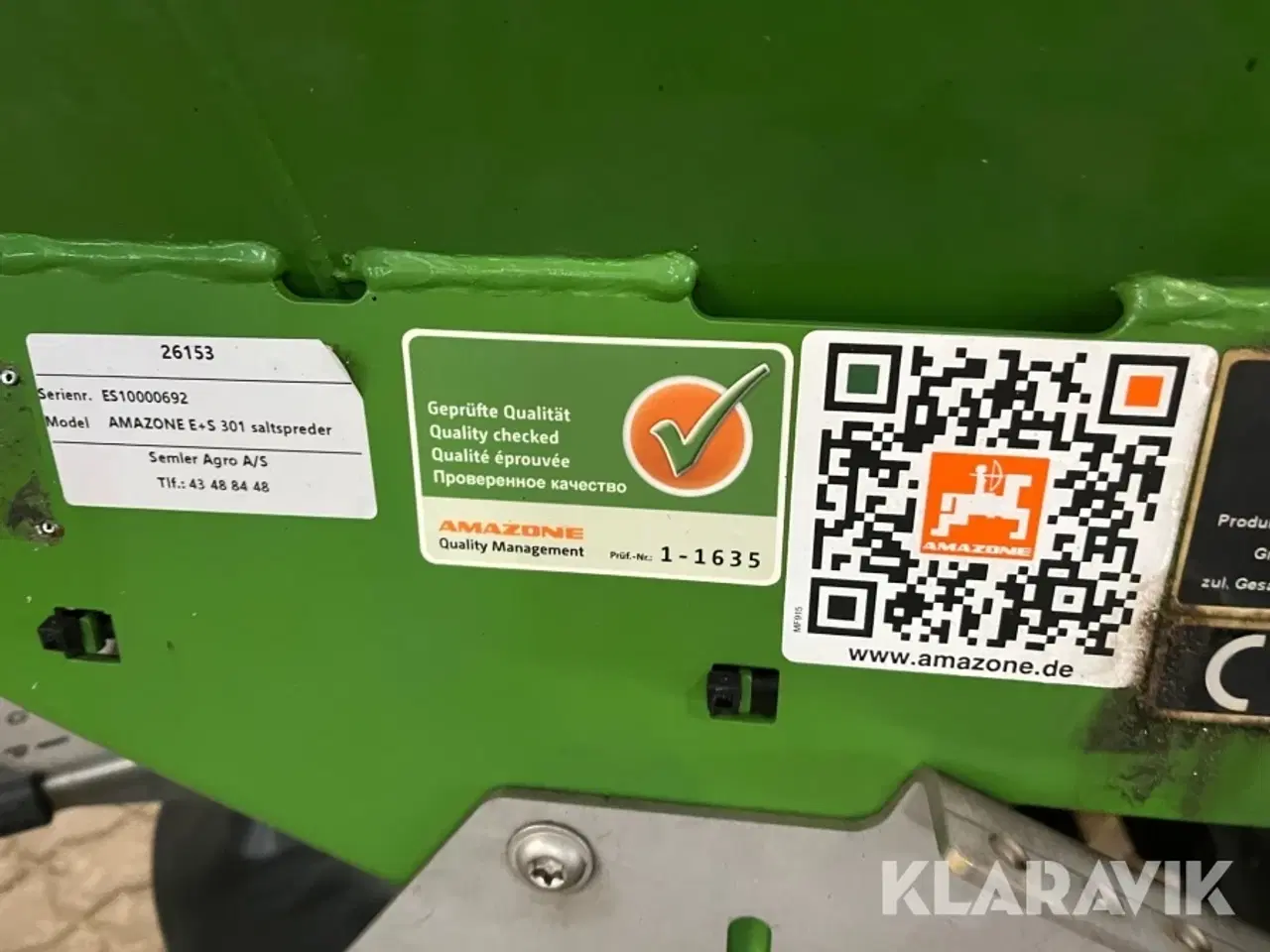 Billede 6 - Saltspreder Amazone E+S 301