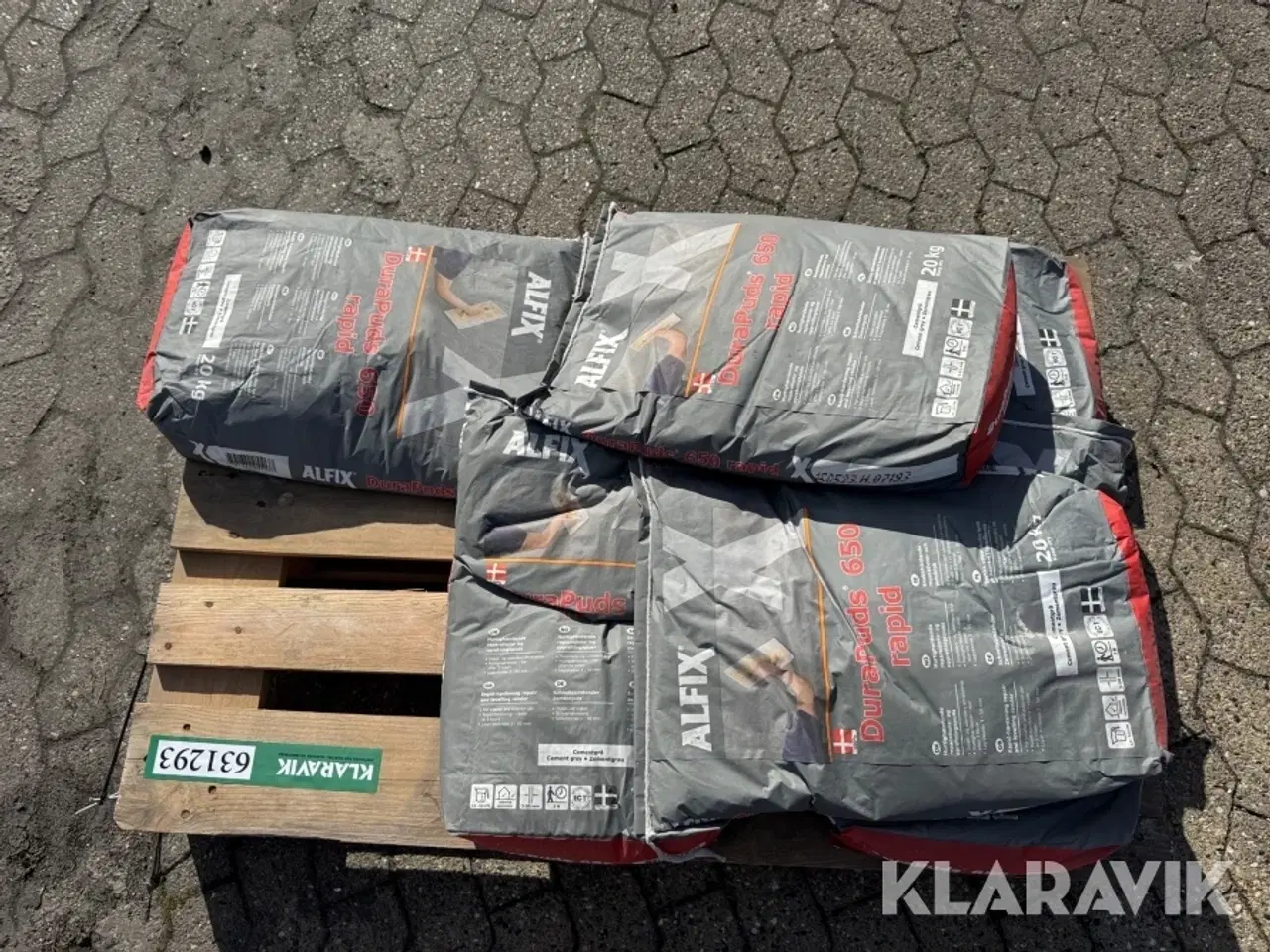 Billede 9 - Pudsemørtel Alfix DuraPuds 650 Rapid 6 sække