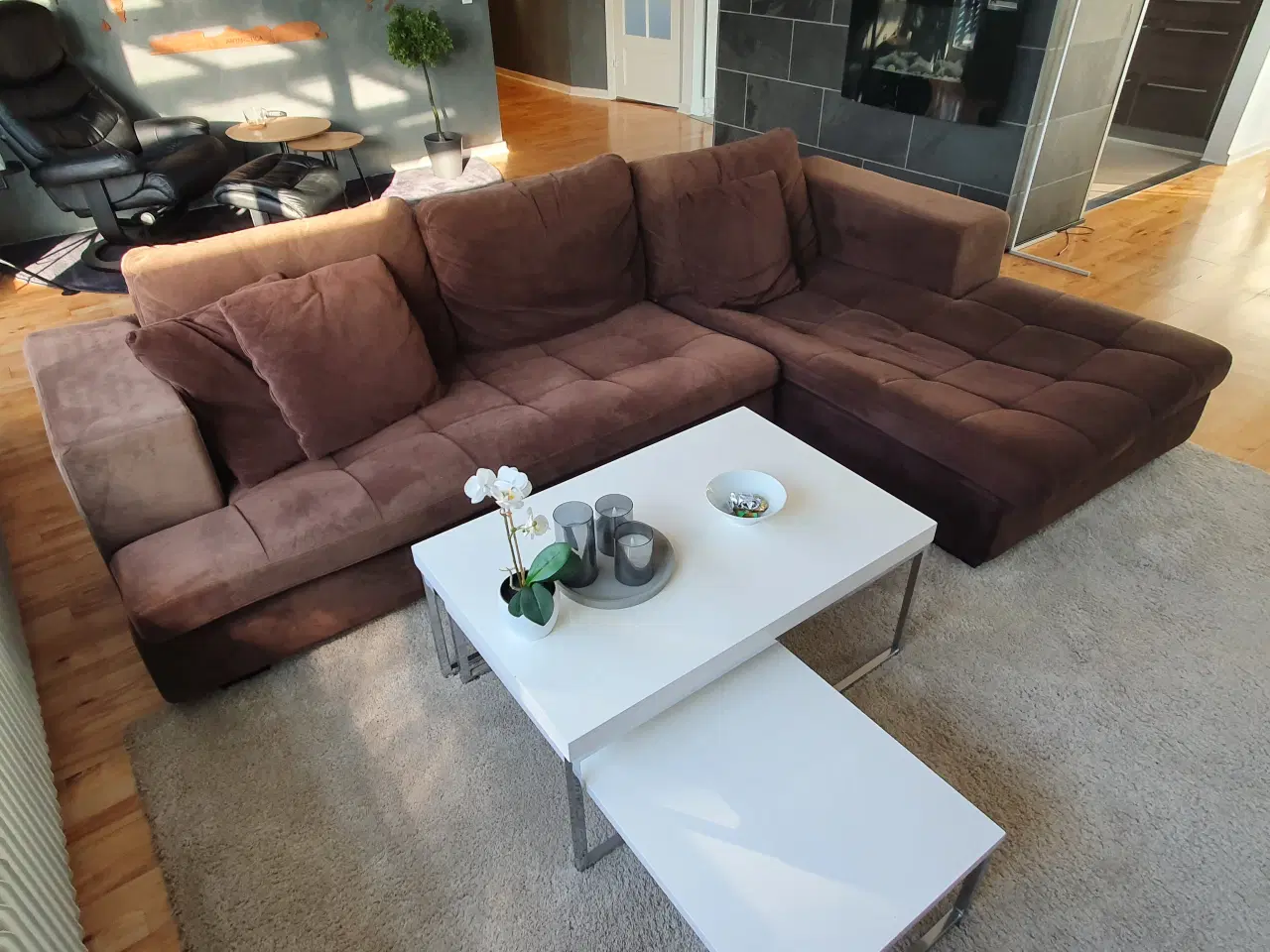 Billede 3 - Sofa m. chaiselong