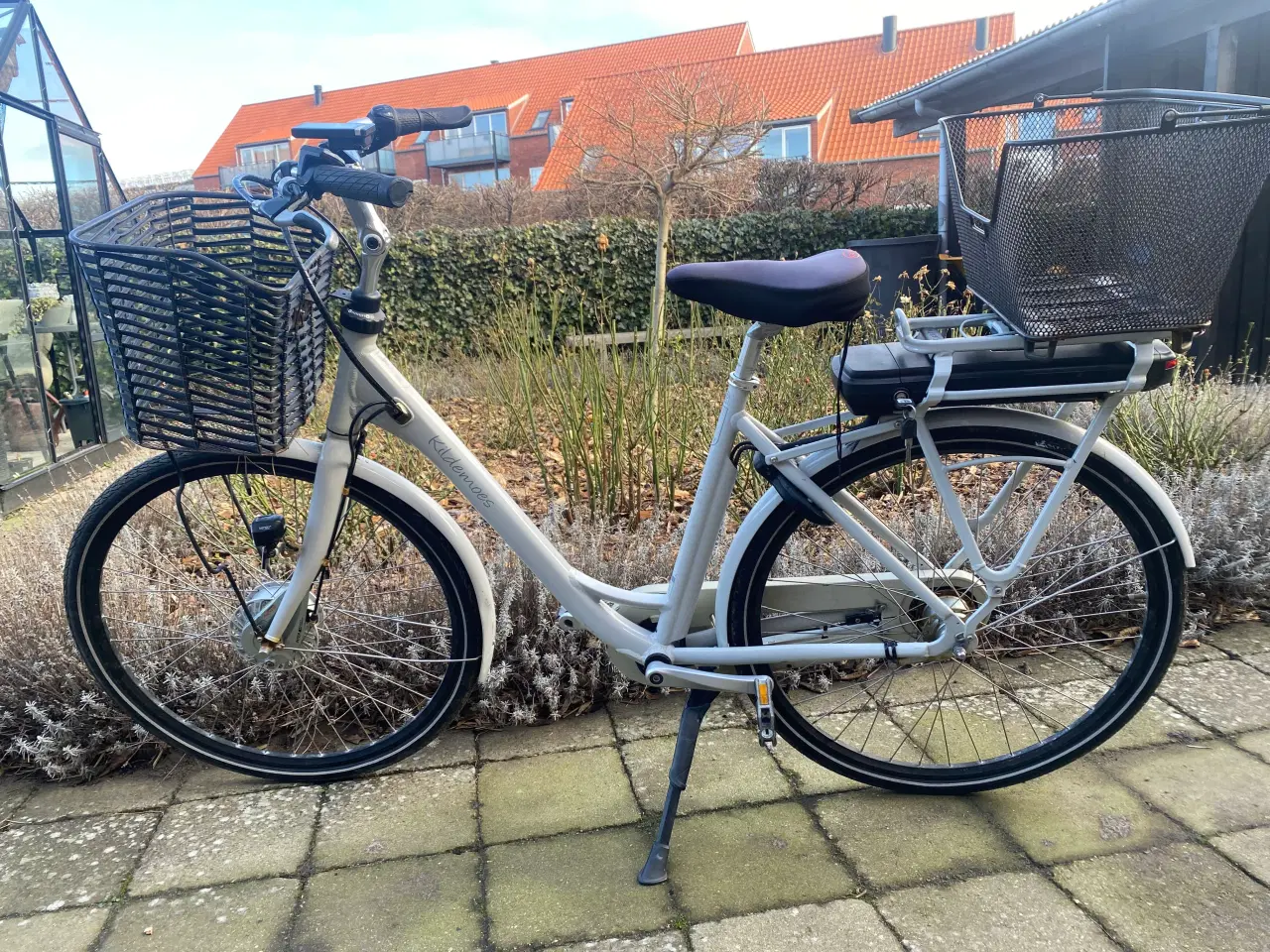 Billede 3 - Elcykel m/7gear,kurv for og bag