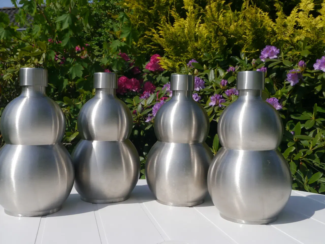 Billede 7 - 4 udendørs vandflasker i rustfrit stål - F