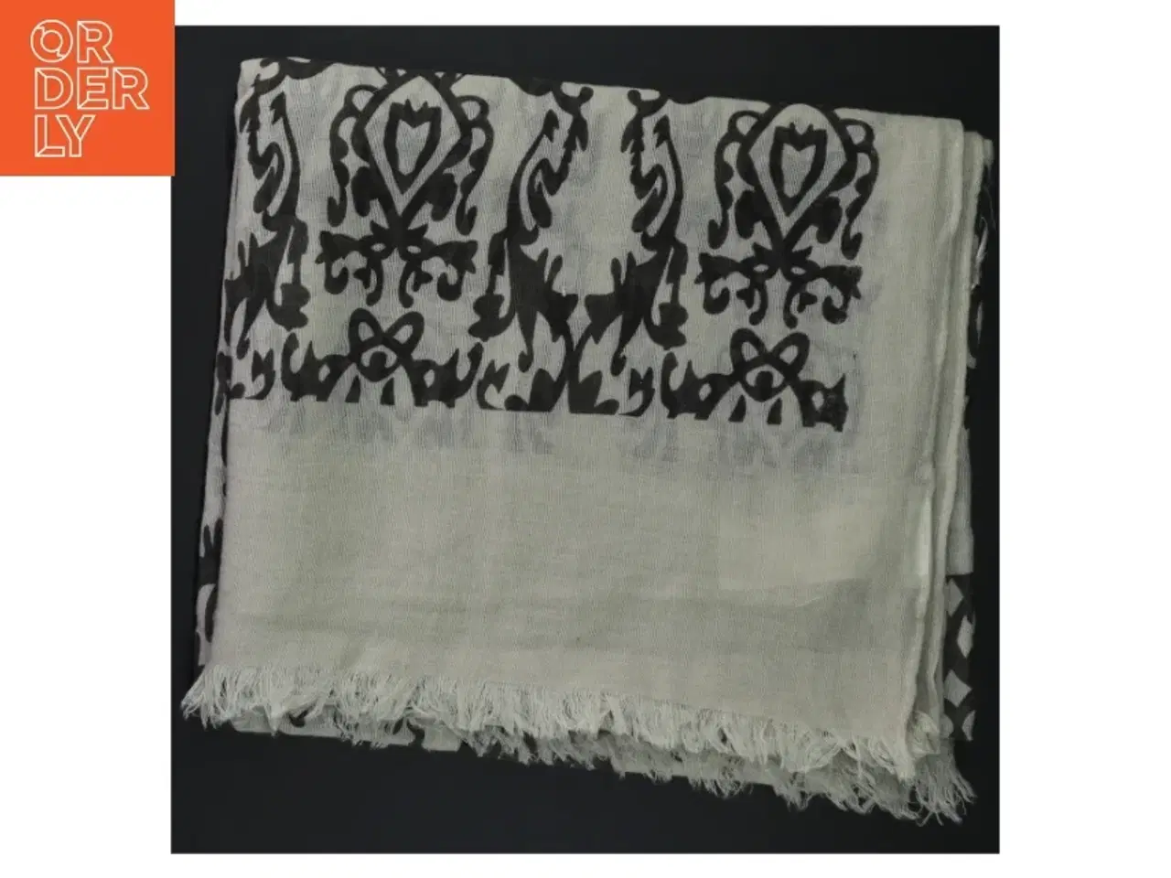 Billede 1 - Dekorativt tørklæde med mønster fra Ystrdy (str. 195 x 100 cm)
