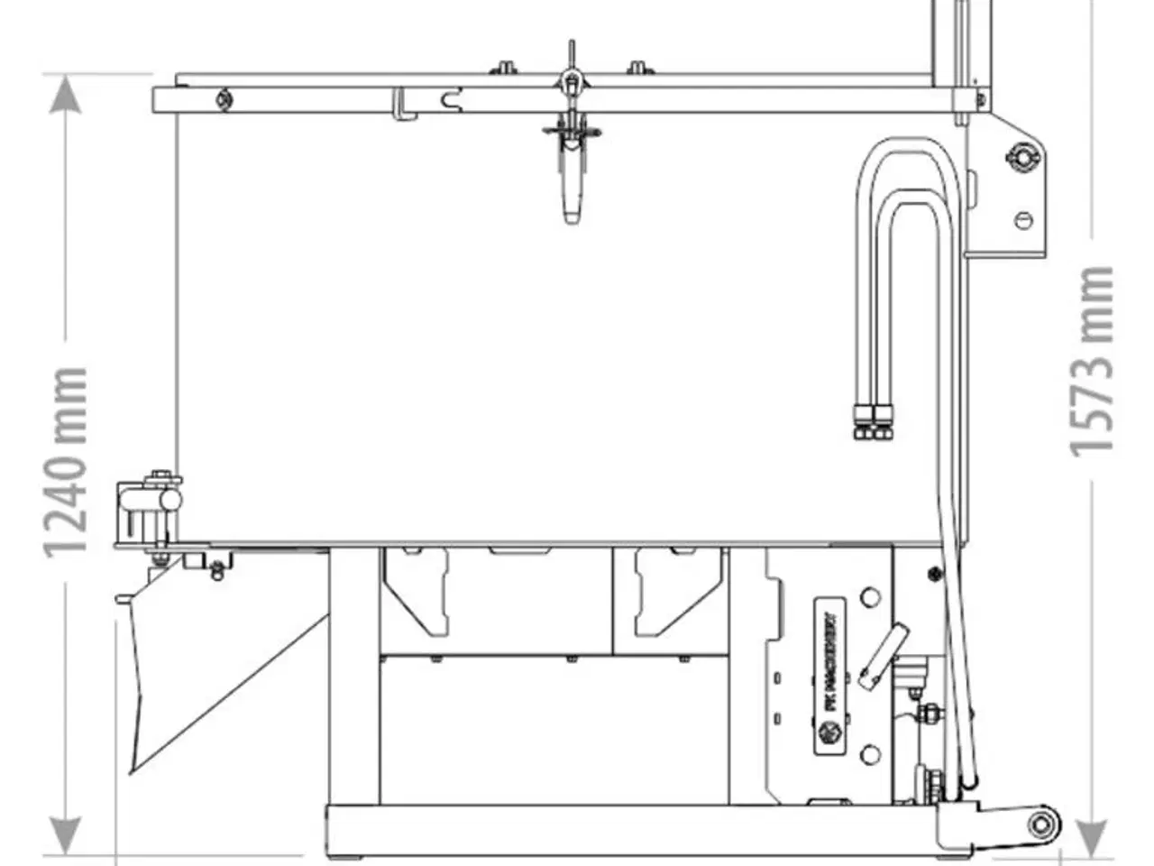 Billede 3 - Fk Maschinery Betonblander Hydraulisk drevet UBCH800