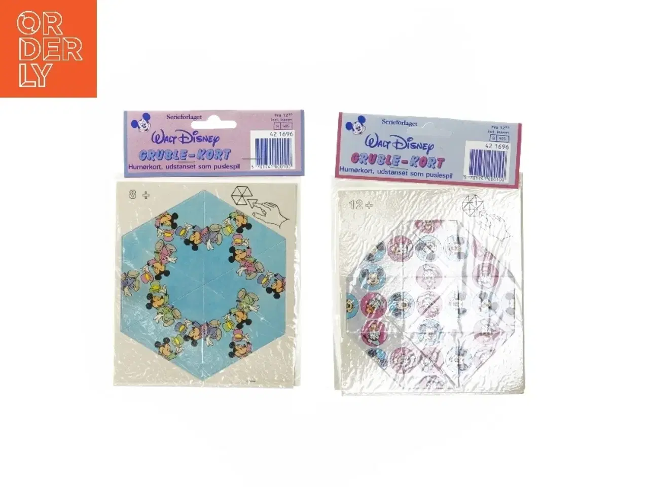 Billede 1 - Disney gruble-kort fra Disney (str. 12,5x18,5 cm)