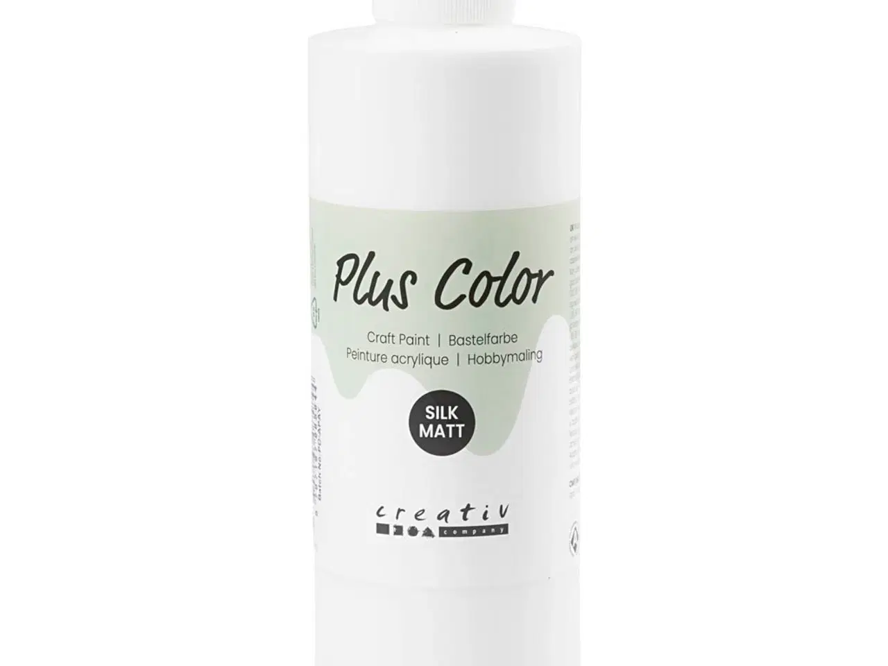 Billede 1 - Plus Color Hobbymaling, hvid, 250ml/ 1 fl.