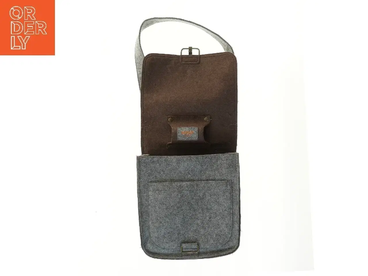 Billede 2 - Grå skuldertaske fra Scout (str. 35x33x13 cm)