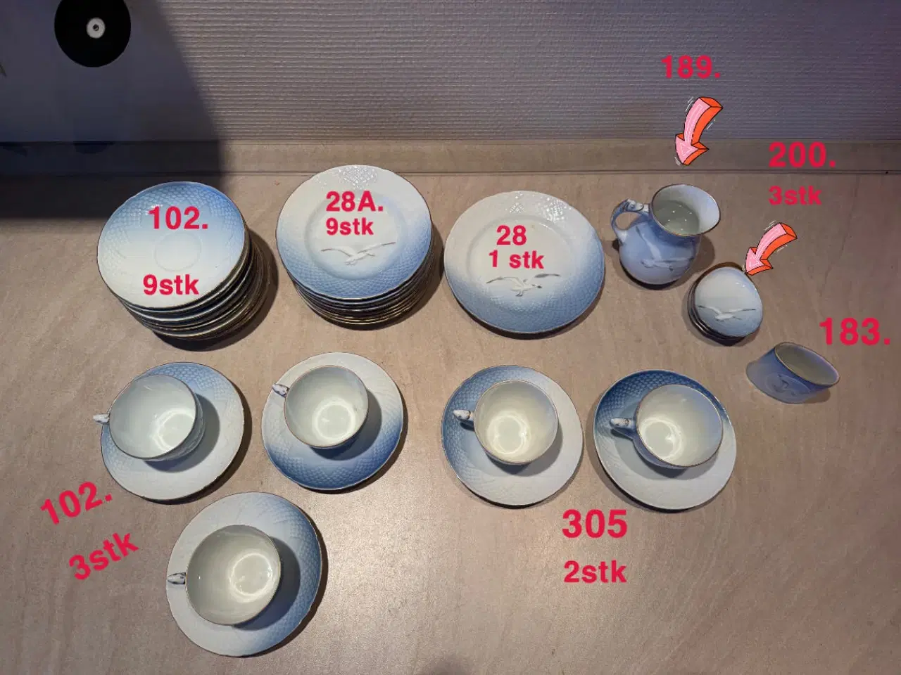 Billede 1 - Forskelligt mågestel