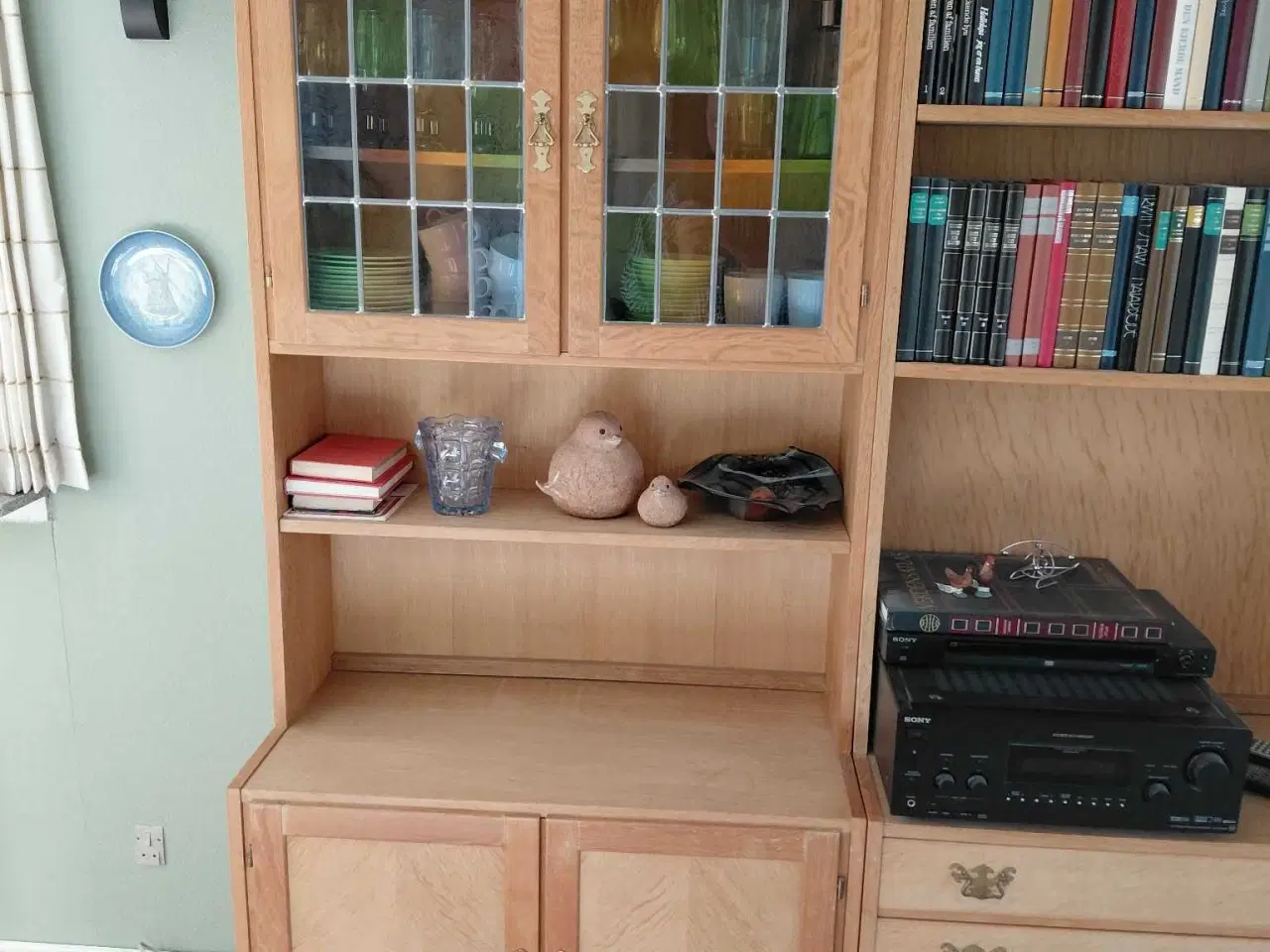 Billede 4 - Reolsystem i afsyret eg