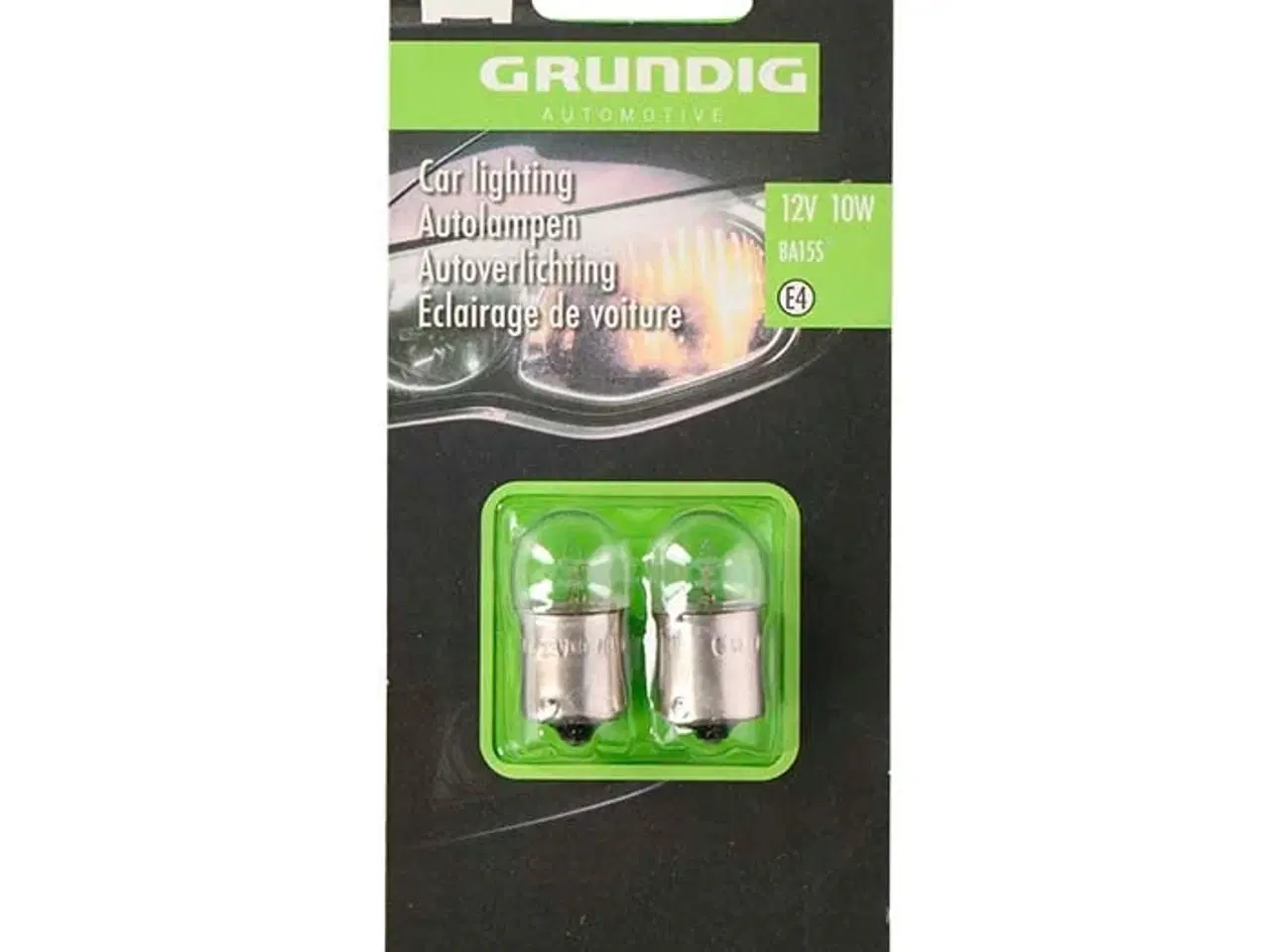 Billede 1 - Grundig Autopærer R10W 12V BA15S - 2 stk.