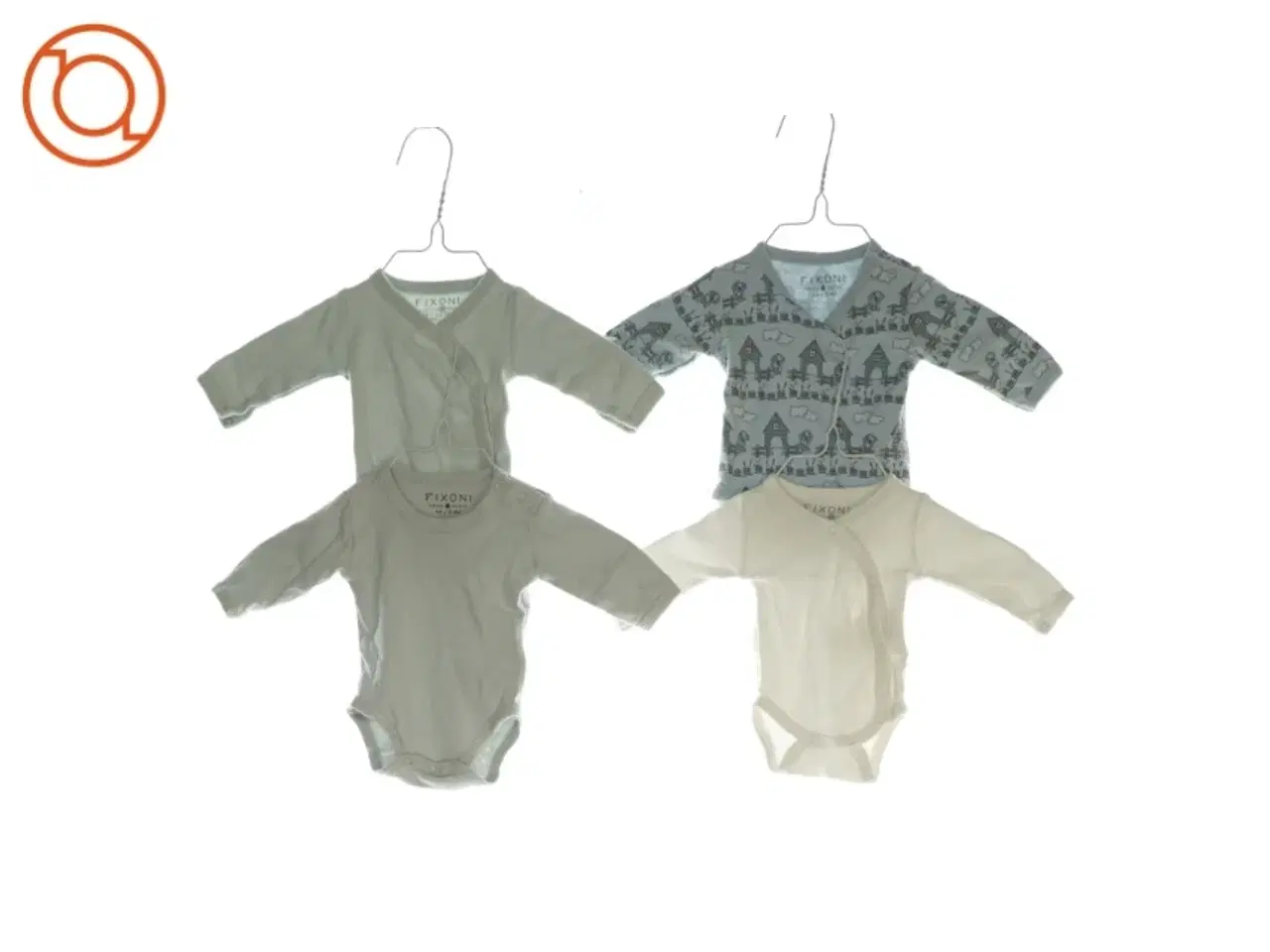 Billede 1 - Bodystockings fra Fixoni (4 styk) (str. 44 / 0-1 mdr.) fra Fixoni (str. 44 / 0-1 mdr.) fra Fixoni (str. 44 / 0-1 mdr.)
