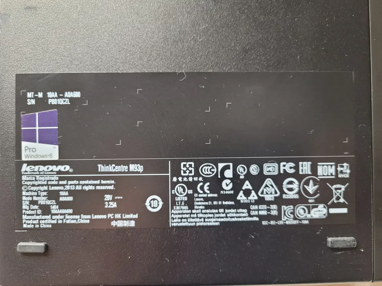 Billede 3 - Lenovo ThinkCentre M93p med Windows 11 Pro
